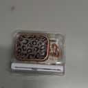 Inesore for AirPods Pro 3 Case 2025 with Lock, for Women Girly Floral Clear Case Compatible with Apple Airpods Pro 3rd Generation Cover, with Phone Stand,Keychain & Cleaner Kit - Leopard Print