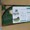 Cucumber Trellis for Raised Bed, U-Shape Garden Arch Metal Support for Climbing Plants, Metal Arch Plant Support Vegetables Trellis, Plant Support for Vine (Green, 31.5 * 30 * 47inch(L*W*H))