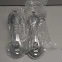 TAILI Shower Handles for Elderly Suction, 2 Pack 12 Inch Shower Grab Bars for Seniors, Grab Bars for Bathtubs and Showers, No Drilling Removable Safety Shower Grip, Silver