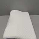Derila King Size Neck Pillow for Sleeping, Ergonomic & Cervical Pillow for Neck Support & Relief, Memory Foam Side Sleeper Pillows, Bed Contour Pillows for Back, Stomach Sleepers (King Size (23.6" x 13.4" x 4.3"), 1 Pillow_white)
