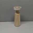 HD Designs 10 in Wood Candle Holder - Large