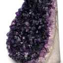 Large Natural Amethyst (5 lb to 6.5 lb) Crystal Clusters Stone from Uruguay Raw Geode Quartz - Deep Purple Color