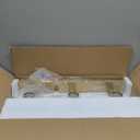 Emliviar 3-Light Vanity Lights for Bathroom, Brushed Gold Bathroom Light with Clear Glass Shade, YCE237B-3W BG