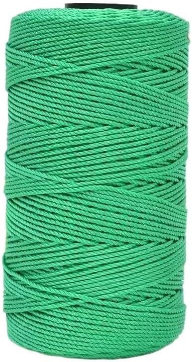 100g Three Strands of Nylon Thread, Twisted Thread, Hooked Hat, Shoe Thread, Car Seat Cushion, Ice Silk Yarn(Fruitgreen)