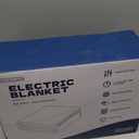 Electric Heated Blanket Full Size - Jacquard Shaggy Sherpa 72"x84" Fast Heating Bed Blankets with 6 Heating Levels & 10 Hours Auto Off, Over-Heated Protection ETL, Light Gray