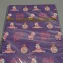 PlandRichW Funny Christmas Wrapping Paper  Disco Balls & Pink Funny Santa Design  40×28 Inch Unique Heavy Duty Fun Xmas Gift Wrap, 4 Folded Sheets for Women, Men Pack of 3