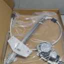 TUCAREST 741-527 Front Right Power Window Lift Regulator with Motor Assembly (Passenger Side) Fit for 2002-2006 Je-ep Liberty KJ (to 2-25-2006;Ball Stud Style) [# 55360030AB 55360030AG]