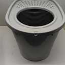Amazon Basics Large Cat Litter Box with High Sides, Top Entry, Includes Scoop, 20.5 x 14.75 x 14.38 inches, Grey