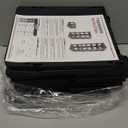 TRZZ 5-Tier Small Shoe Rack, Vertical Narrow Stackable Organizer with Removable Partition, Efficient Shoe Storage for Closet, Entryway, and Small Spaces (Black)