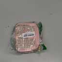 Mini Makeup Bag with Led Mirror, Small Travel Make up Bag 3 Light Modes Adjustable Brightness, for Women Organizer Cosmetic Bag, Portable Travel Train Toiletry Bag, for Pool Parties Work Touch-Ups (Pink)