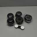 GRENFU Stove Knob Covers for Child Safety (5 Pack) Gas Stove Knob Covers with Strong Adhesive Double-Sided Tape Oven Knob Covers for Child Safety Prevent Kids & Pets from Turning on Stoves Black