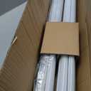 AntLux 4FT LED Wraparound Light Fixture 50W Ultra Slim LED Shop Lights for Garage, No Glare, 5500 Lumens, 4000K Neutral White, 4 Foot Flush Mount Office Ceiling Wrap Light for Workshop Kitchen, 4 Pack