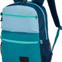 High Sierra Everclass Backpack - Travel or Work Laptop Bookbag with 360 Reflectivity, Dual Water Bottle Pockets & Fits Laptops Up To 15.6, One Size, Glacial Blue/Sea/Tide Navy