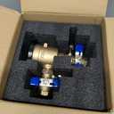 UPGRADED 3/4" 720A Pressure Vacuum Breaker Assembly, Thickened Brass Backflow Preventer Valve, Back Siphon Valves for Irrigation System, Use Sealant Instead of Teflon Tape, MAX 400PSI