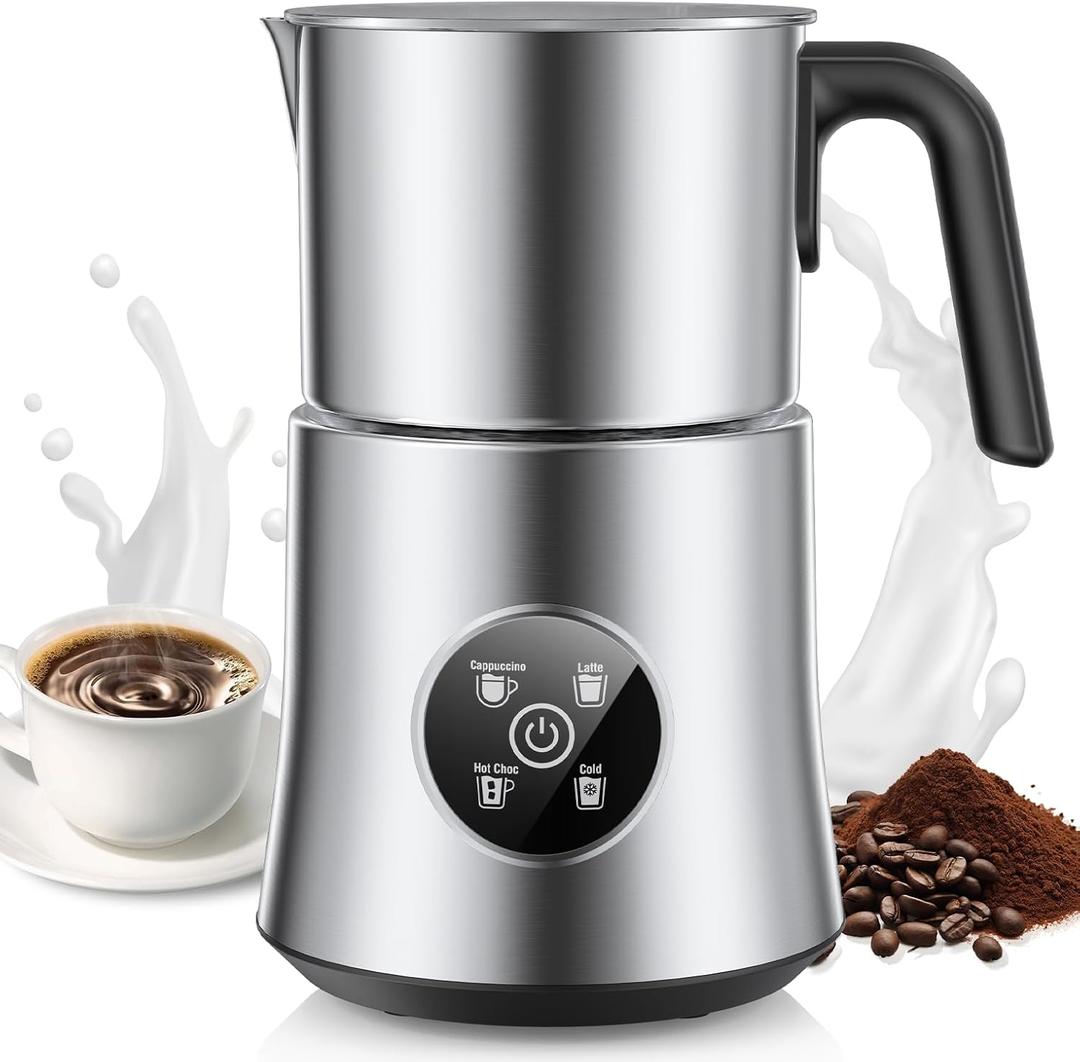 Milk Frother and Steamer, Electric Milk Frother