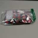 12 Pack Mini Christmas Stockings 7.5" Xmas Red Buffalo Plaid Hanging Stockings with Plush Cuff for Fireplace Christmas Tree Mantle Home Decoration Supply