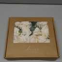 Ling's Moment Artificial Flowers 16pcs Cream Silk Roses with Stems, 3.5" Fake Vendela Roses Bulk for DIY Wedding Bouquets Centerpieces Party Baby Shower Home Decoration