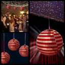 Mirror Disco Ball, 8 Inch Red and Sliver Hanging Party Disco Ball, Big Party Decorations Reflective Mirror Balls for Christmas Dance Floor, Birthday, Wedding, DJ, and Home Stage Dcor