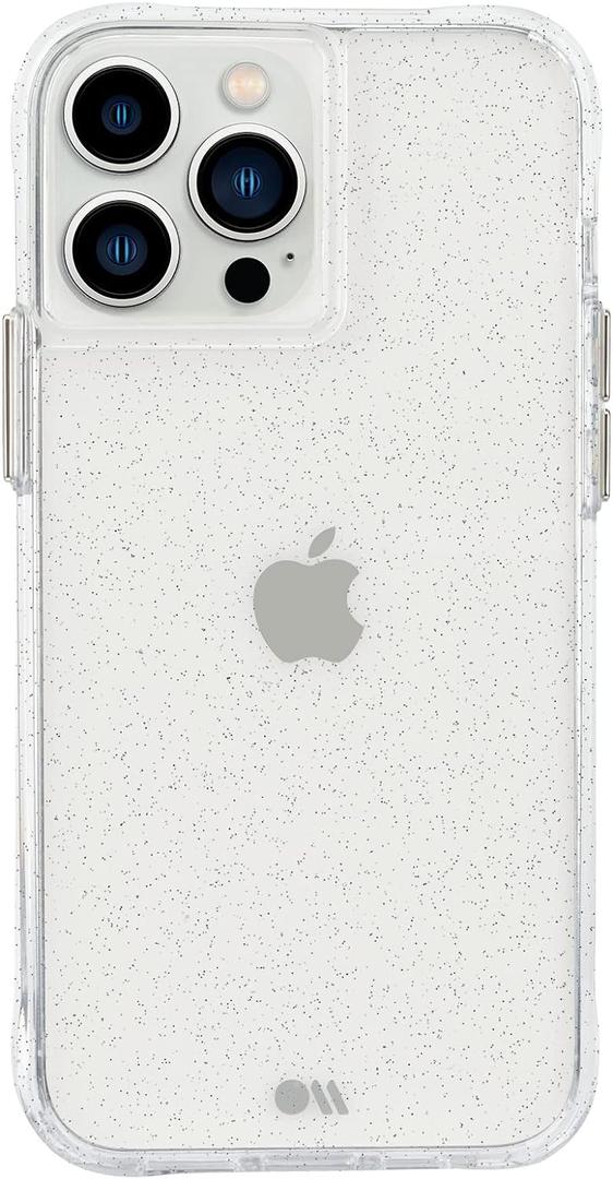 Case-Mate iPhone 13 Pro Max Case for Women [10ft Drop Protection] [Wireless Charging] Sheer Crystal Clear Phone Case for iPhone 13 Pro Max - Luxury Glitter iPhone Case - Shock Absorbing, Anti Scratch