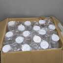 30 Packs Plastic Carafe with Lids, 34 oz Clear Mimosa Juice Containers, Acrylic Beverage Carafe Pitcher Drink Containers for Fridge Outdoor Iced Tea Juice Party Mimosa Bar (Stylish)