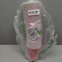 Amazon Basics Disposable Plastic Party Cups, Red, 18oz, 50 Count