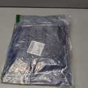 qiqee 10PCS Nordic Blue Gift Bags with Ribbon Handles Mulit Assorted Sizes Gift Wide Bags (2pcs Large 13", 4pcs Medium 9.6", 4pcs Small 6.3"22pcs Tissue Paper)