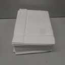 TIDI 919365 Disposable Pillowcases, White, 21” Wide x 30” Long (Pack of 100) ― Single-Use Pillowcases ― Tissue with Poly Back to Help Prevent Leak-Through ― Pebble Embossed ― Medical Supplies