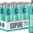 Isopure Zero Carb 32g Clear Protein Ready-to-Drink, Whey Protein Isolate, Blue Raspberry, 12 Pack (Packaging May Vary) (16 Fl Oz (Pack of 12))