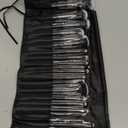 Real Perfection Makeup Brushes 24pcs Makeup Brush Set Premium Synthetic Powder Foundation Contour Blush Concealer Eye Shadow Blending Liner Make Up Brush Kit with Case