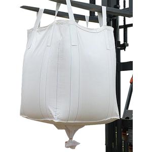 10Pack ewori Duffle Top Spout Bottom FIBC Jumbo Bulk Bag One Ton Bag 35.4"L x 35.4"W x 43.3"H 3300lbs SWL Safty Factor 3:1 Heavy Duty Construction Super Sandbags Woven Polypropylene Bags (10), X-Large