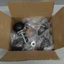 HOLKIE Casters for Furniture Legs Ball Caster Wheels Set of 4, 2 inch Locking Stem Swivel Castors for Chair, 5/16" x 1-1/2" Grip Neck Spherical Chrome Vintage Antique Wheel