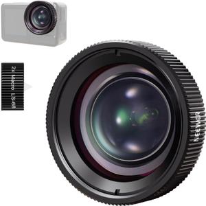 NEEWER Macro Lens Compatible with DJI Osmo Nano/Action 5 Pro/Action 4, 2X Magnification, 2 Elements in 1 Group, 3-4cm Focal Distance, Close Up Photography Accessories, Not Waterproof, LS-68