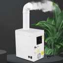 YMJOINMX Industrial&Commercial Humidifier 7000ml/h Cool Mist Humidifier, Stainless Steel Shell, Automatic Water Filling, Mist Volume Adjustable, for Large Room Plant Greenhouse Mushroom 110V, White 