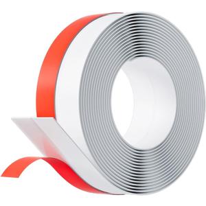 2" Weather Stripping Door Seal 20FT - Alien Draft Seal Shower Door Seal Strip Alien Sealer for Door Frame (Thickness Upgrade) (White)