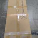 YITAHOME Kitchen Island with Seating, 47 Inch Mobile Storage Island with Drop Leaf, Rolling Islands Table with Power Outlet & Spice Rack, 2 Upholstered Stools and Footrest, for Dining Room, Off White