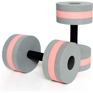 Timoo Aquatic Dumbells Set of 2 Water Dumbells Pool Resistance Water Weight Water Aerobics High-Density EVA-Foam Pool Fitness