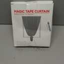 JILRON Adhesive Curtain 100% Blackout No-Drill Easy Install for Bedroom Blinds Light Blocking (Beige-35 W x 70" L-1P)