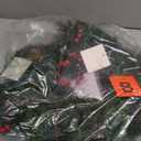 24 Inch Prelit Christmas Wreath for Front Door, Battery Operated LED Christmas Wreath with Pine Needles Branches Hari Leaves Red Berry Pine Cones, Lighted Wreath Wall Windows Decoration