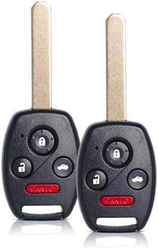 MechanMagic Key Fob Remote Replacement Fits for Honda Pilot 2009 2010 2011 2012 2013 2014 2015/ Accord Sedan 2008-2012 KR55WK49308 Keyless Entry Remote Control 35118-TA0-A00(Pack of 2)