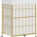 Laundry Hamper with Wheels, 90L Laundry Basket with Handle, Laundry Sorter with Removable Liner Bag