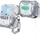 ESR for AirPods Pro 3 Case (2025), Compatible with Airpods Pro 3rd Generation Case (USB-C Cable), Effortless MagSafe, Drop-Proof Lock, Easy Open, Cyber Series, Gray