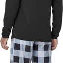 VENTELAN Family Matching Christmas Pajamas Set Holiday Santa Claus Sleepwear Xmas PJS Set for Couples and Kids (3T, Black-plaid)