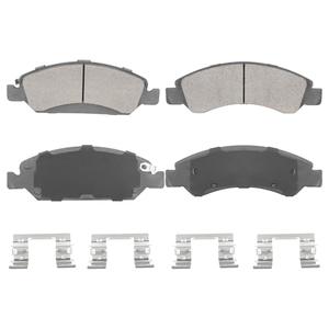 Front Semi-Metal Brake Pads Set for Chevy Silverado 1500, Suburban, Tahoe, for Cadillac Escalade, for GMC Sierra 1500, Savana 1500, Yukon, Yukon XL 1500, for Express 1500, Avalanche, 4PCS