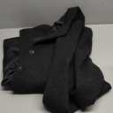 CHARTOU Women's Casual Thicken Wool Blend Stand Collar Single Breasted Pea Coat (Medium, Black)