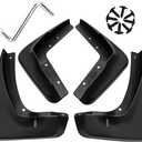 Mud Flaps Mud Guards Fit for 2013-2021 Chrysler 300C, Front & Rear Mud Splash Guards Accessories - 4 Pc, Black