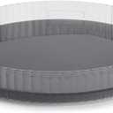 Makeup Perfume Organizer, 360 Rotating Skincare Organizer, Vanity Tray, Spinning Cosmetics Organizer for Dresser, Vanity, Bathroom Countertop, Clear