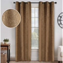 Curtains Set of 2 Brown 42x84