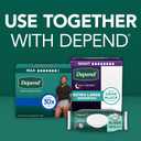 Depend Fresh Protection Adult Diapers, Incontinence Underwear for Men, Disposable, Maximum, Large, Grey, 28 Count, Packaging May Vary