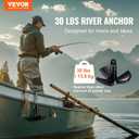 VEVORDelta Style Boat Anchor, 30 Lbs