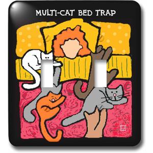 3dRose LSP_36679_2 Double Toggle Switch